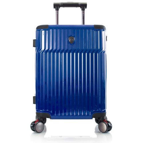 Handgepäckkoffer HEYS "Handgepäckkoffer Tekno, 53 cm" Gr. B/H/T: 37 cm x 53 cm x 23 cm 49 l, blau (blue) Koffer Handgepäck-Koffer mit USB-Anschluss