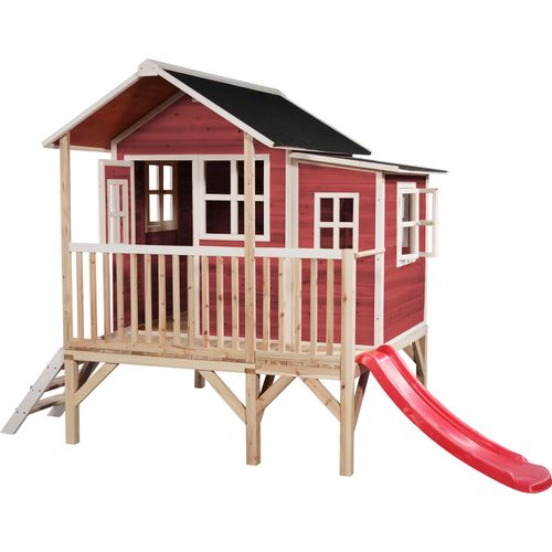 Spielturm EXIT "Loft 350" Spieltürme rot (rot/weiß) Kinder BxTxH: 280x200x225 cm