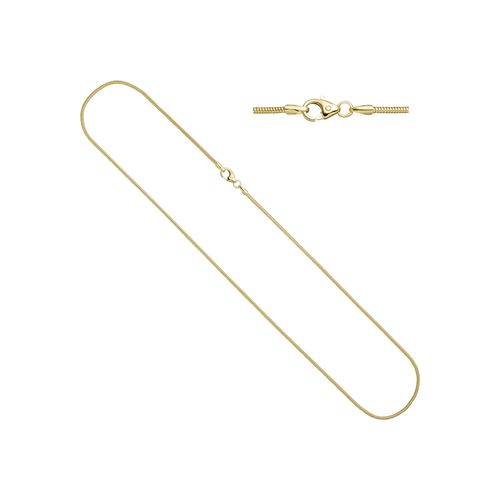 Goldkette JOBO, gold (gelbgold 333), Halsketten, Damen, Gelbgold 333, L: 50cm, Schlangenkette 333 Gold 50 cm 1,6 mm