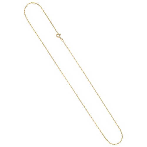 Goldkette JOBO, gelb (gelbgold 585), Halsketten, Damen, Gelbgold 585, L: 42cm, Ankerkette 585 Gold 42 cm 1,2 mm