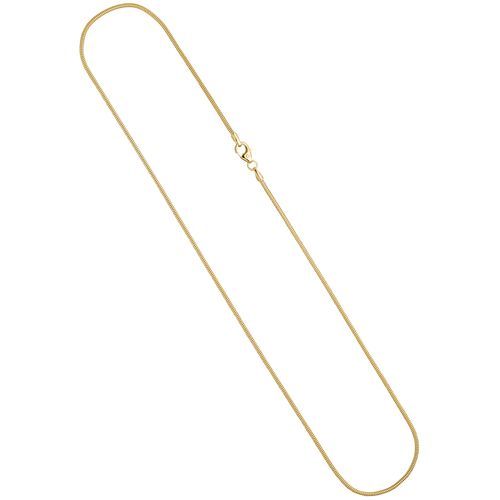 Goldkette JOBO, gold (gelbgold 333), Halsketten, Damen, Gelbgold 333, L: 42cm, Schlangenkette 333 Gold 42 cm 1,6 mm