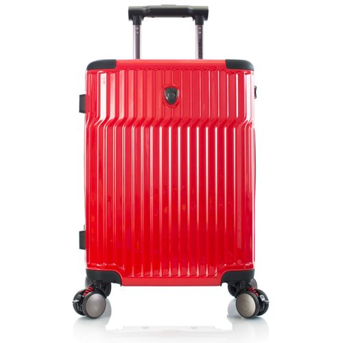 Handgepäckkoffer HEYS "Handgepäckkoffer Tekno, 53 cm" Gr. B/H/T: 37 cm x 53 cm x 23 cm 49 l, rot (red) Koffer Handgepäck-Koffer mit USB-Anschluss
