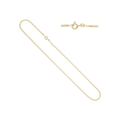 Goldkette JOBO, gold (gelbgold 333), Halsketten, Damen, Gelbgold 333, L: 42cm, Panzerkette 333 Gold 42 cm 2,1 mm