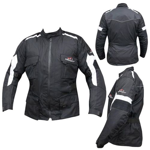 Motorradjacke PROANTI Gr. XL, schwarz, Jacken, XL, Obermaterial: 100% Nylon. Innenfutter: 100% Polyester, wasserdicht