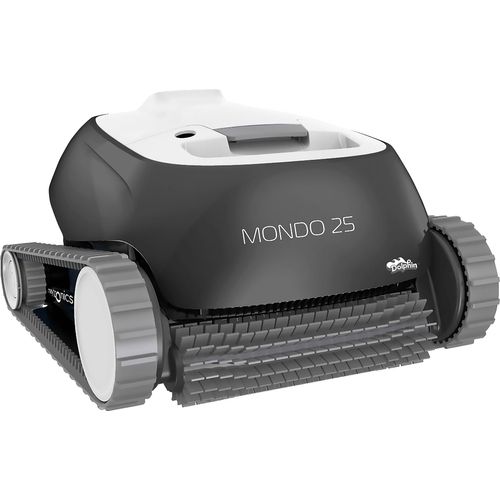 Poolroboter MAYTRONICS "Mondo 25" Poolbodensauger schwarz (schwarz, weiß) für Boden- Wandreinigung