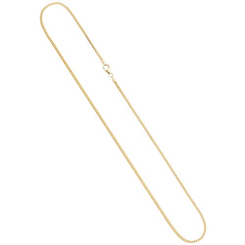 Goldkette JOBO, gelb (gelbgold 585), Halsketten, Damen, Gelbgold 585, L: 42cm, Bingokette 585 Gold 42 cm 1,5 mm