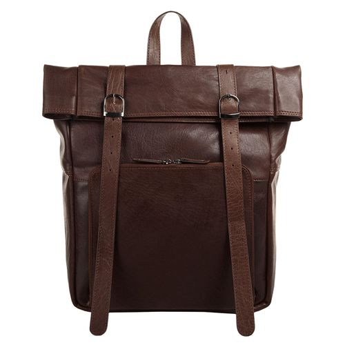 Tagesrucksack X-ZONE Gr. B/H/T: 37 cm x 33 cm x 10 cm, braun (cognac) Rucksäcke Tagesrucksäcke echt Leder