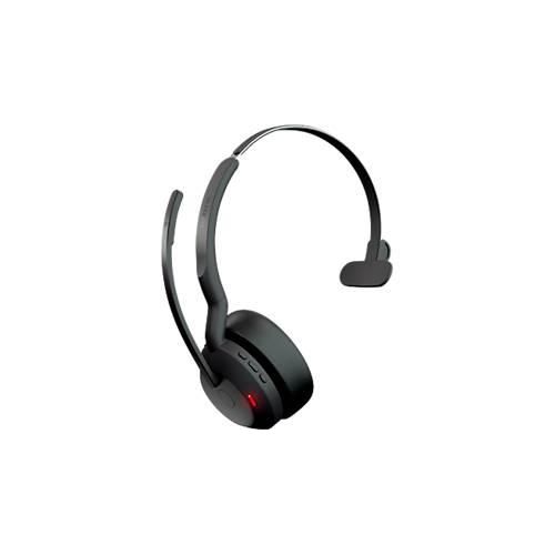 Headset Jabra Evolve2 55 link380c Mono, Reichweite bis 30 m, bis 10 h, UC-optimiert, schwarz