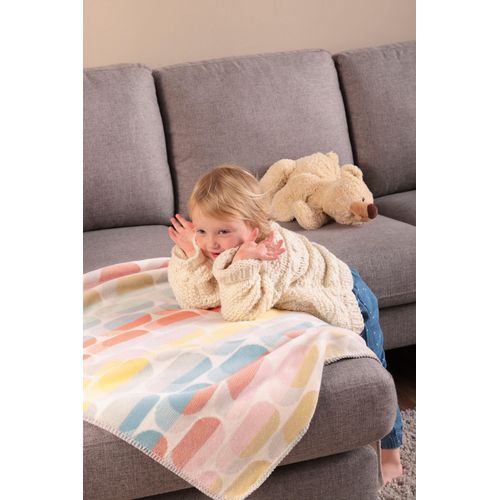 Biederlack Kinderdecke »Kinderdecke Candy«, Kinderdecke Candy mit bunten Bonbon-Farben