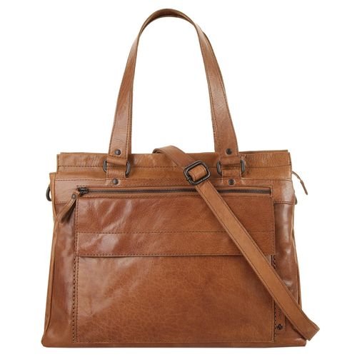 Spikes & Sparrow Shopper »LAPTOP SHOULDERBAG«, echt Leder