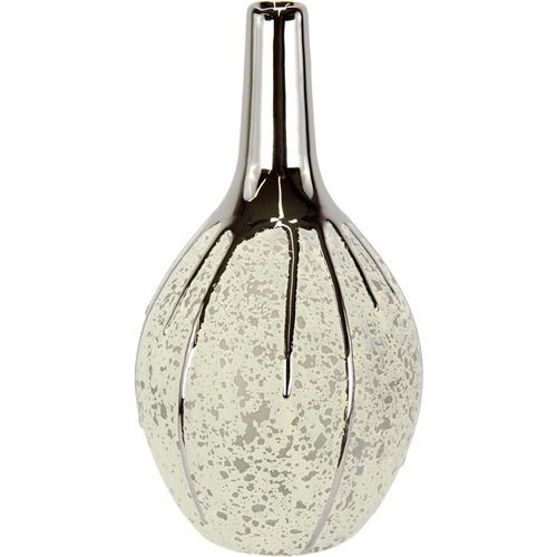 I.GE.A. Dekovase »Keramik Vase«, Keramik-Vase, Blumenvase gepunktet
