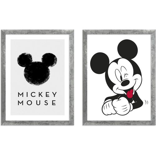 Komar Bild mit Rahmen »Mickey Mouse«, (2 St.), maschinell