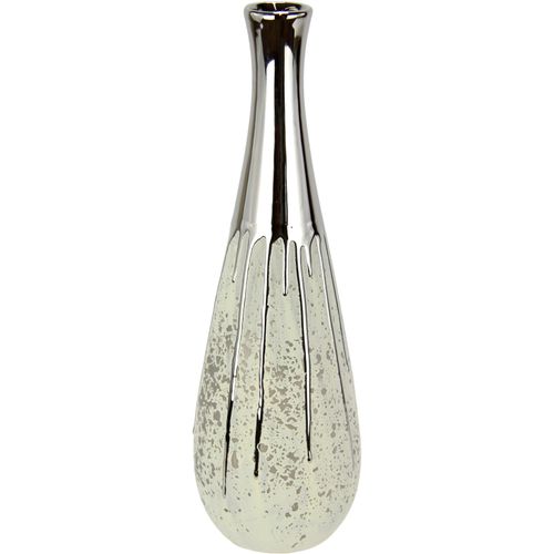 I.GE.A. Dekovase »Keramik Vase«, Keramik-Vase, Blumenvase gepunktet