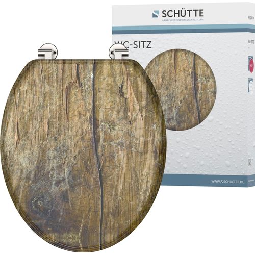 Schütte WC-Sitz »Solid Wood«, MDF-Holzkern