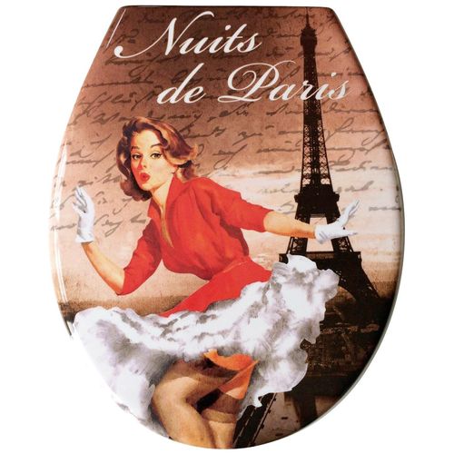 ADOB WC-Sitz »Nuits de Paris«, Absenkautomatik, zur Reinigung abnehmbar
