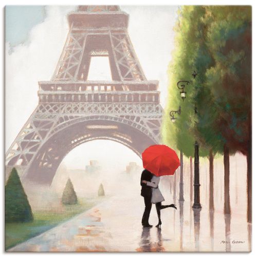Artland Wandbild »Paris Romanze II«, Gebäude, (1 St.), als Leinwandbild, Poster, Wandaufkleber in verschied. Grössen Image