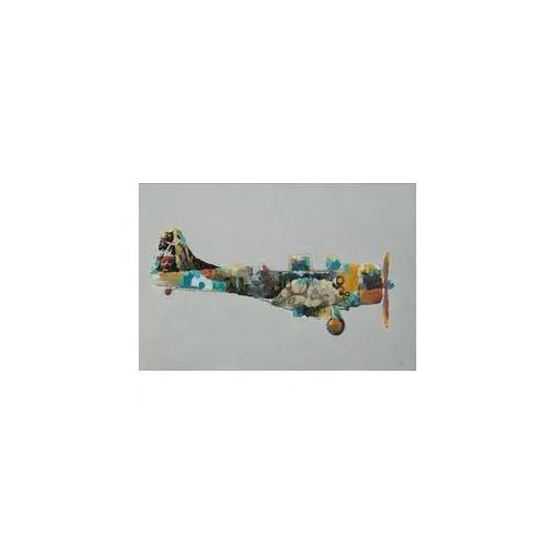 Kayoom Ölbild »Flugzeug«, 60cm x 90cm Kayoom bunt