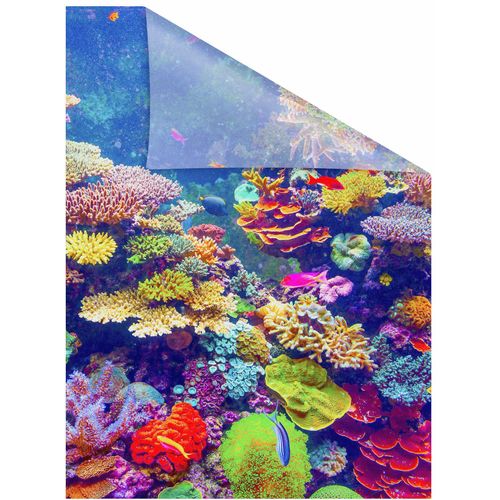 LICHTBLICK ORIGINAL Fensterfolie »Aquarium«, 1 St., blickdicht, strukturiertKlebepunkte, selbstklebend, Sichtschutz