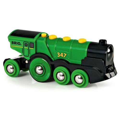 BRIO® Spielzeugeisenbahn-Lokomotive »BRIO® WORLD Grüner Gustav Batterielok«, mit Soundfunktion