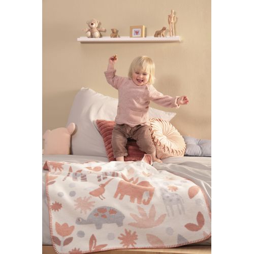 Biederlack Babydecke »Babydecke Zoo«, Babydecke Zoo mit untersciedliche Tieren zum Entdecken