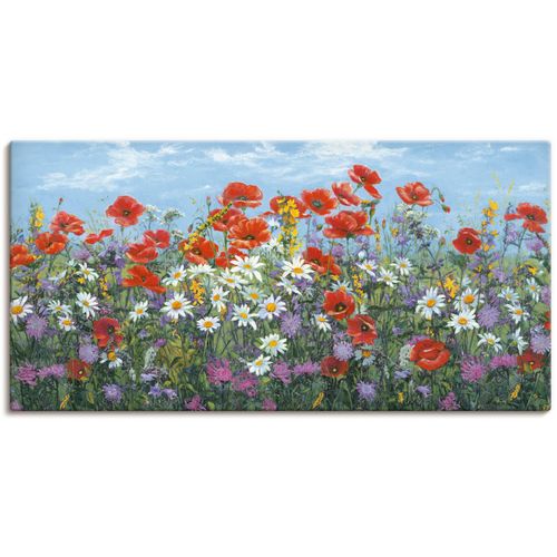 Artland Leinwandbild »Almwiese«, Blumenwiese, (1 St.), auf Keilrahmen gespannt