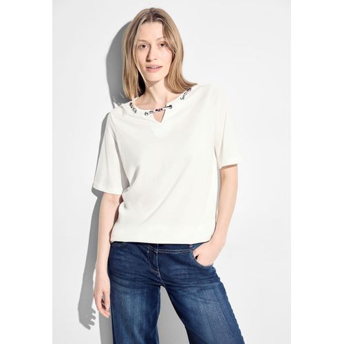 Cecil T-Shirt, mit buntem Stringdetail