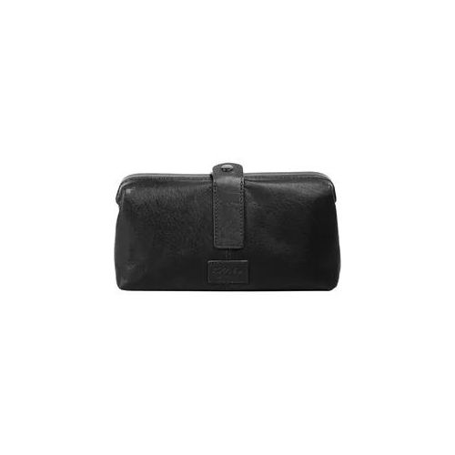 Kosmetiktasche X-ZONE Gr. B/H/T: 12cm x 24cm x 6cm onesize, schwarz Damen Taschen echt Leder