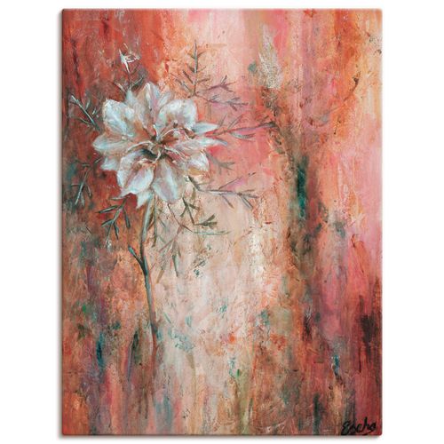 Artland Leinwandbild »Schwarzkümmel I«, Blumen, (1 St.), auf Keilrahmen gespannt
