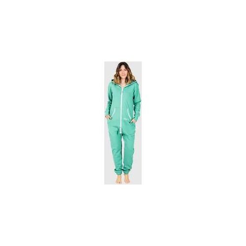 Jumpsuit MONIZ Gr. L, EURO-Größen, blau (türkis) Baby Overalls mit kuscheligem Komfort