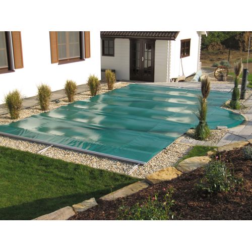 Pool-Abdeckplane KWAD "Rollabdeckung Standard weiss" Planen Gr. B/L: 450cm x 850cm, weiß Rollabdeckung 8,0x4,0 m (Planenmaß 8,5x4,5 m)