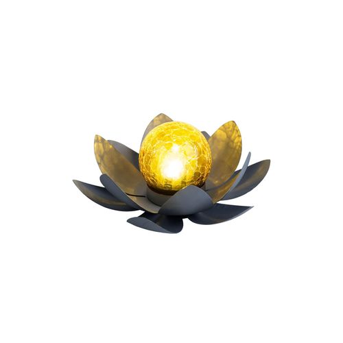 LED Solarleuchte, Lotusblume, 25 cm