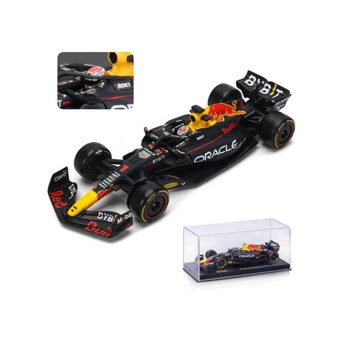 Bburago 18-38083 - Modellauto - Red Bull Racing F1 RB19 Verstappen #1 (mit Helm, Maßstab 1:43) Formel 1