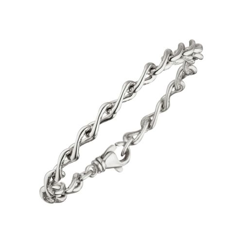 Silberarmband JOBO Armbänder Gr. Silber 925 (Sterlingsilber), silberfarben (silber 925) Damen Panzerarmband 925 Silber 19 cm