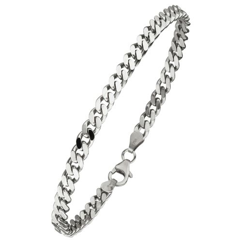 Armband JOBO Armbänder Gr. Silber 925 (Sterlingsilber), silberfarben (silber 925) Damen Panzerarmband 925 Silber 21 cm 4,6 mm