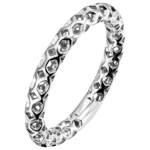 Fingerring JOBO Gr. 54, silber (silber 925), Fingerringe, Damen, 54, Silber 925 (Sterlingsilber), 925 Silber