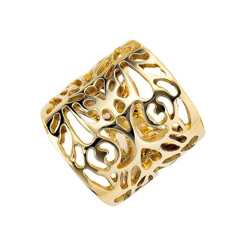 Goldring JOBO Gr. 54, gelb (gelbgold 585), Fingerringe, Damen, 54, Gelbgold 585, breit 585 Gold