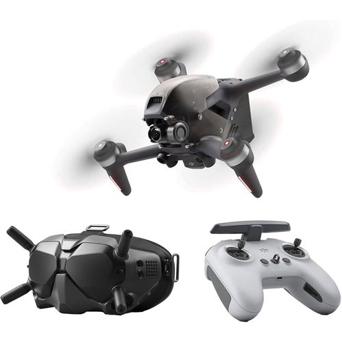 DJI Drohne "FPV Combo" Drohnen OcuSync 3.0 HD-Übertragung, 4K-Video, Superweites 150 FOV grau RC Flugmodelle Drohnen
