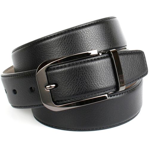 Ledergürtel ANTHONI CROWN, Damen, Gr. 90, schwarz, Leder, unifarben, Gürtel, mit leichter Struktur
