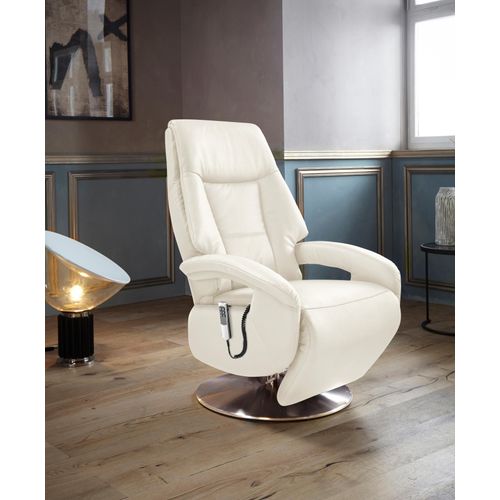 TV-Sessel SIT & MORE "Enjoy" Sessel Gr. NaturLEDER, 2-motorig-mit Aufstehhilfe, Aufstehhilfe, B/H/T: 74cm x 111cm x 77cm, beige (creme) in Größe M, wahlweise mit Motor und Aufstehhilfe