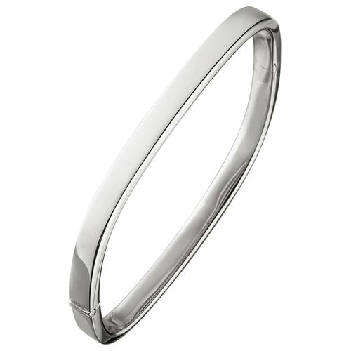 Armreif JOBO Armbänder Gr. Silber 925 (Sterlingsilber), silberfarben (silber 925) Damen eckig 925 Silber