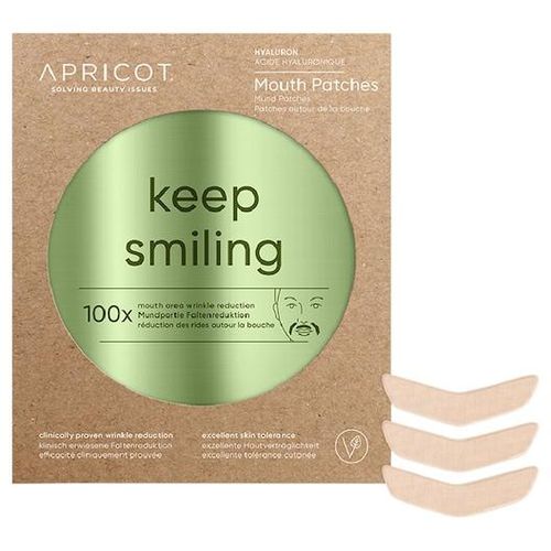 APRICOT Reusable Pads Gesicht Mund Patches - keep smiling Beige