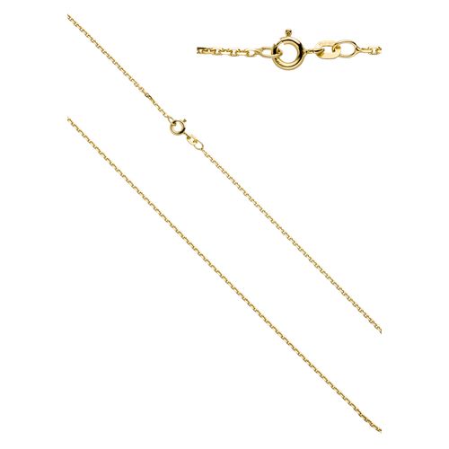 Goldkette JOBO Halsketten Gr. Gelbgold 585, L: 40cm, gelb (gelbgold 585) Damen Ankerkette 585 Gold 40 cm 1,6 mm