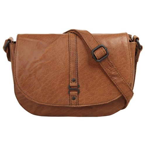 Umhängetasche SPIKES & SPARROW, Damen, Gr. B/H/T: 23cm x 17cm x 5cm onesize, braun (cognac), Leder, unifarben, Taschen, echt Leder