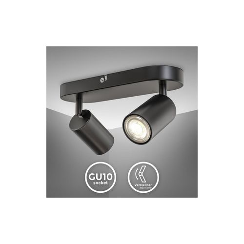 Spotleuchte, schwarz, 2xGU10/max. 5W exkl.