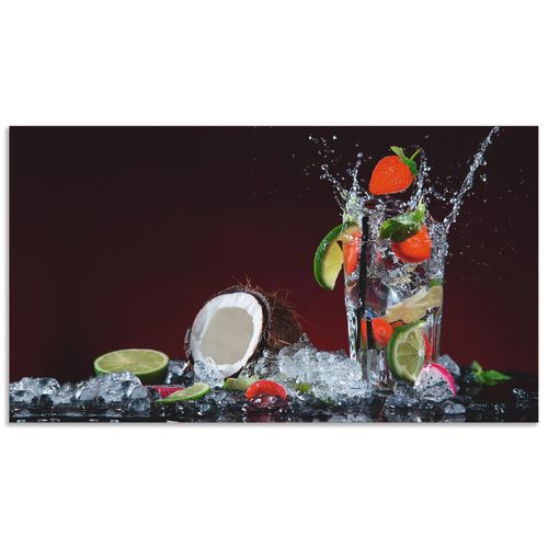 Artland Küchenrückwand »Frischer Fruchtcocktail«, (1 tlg.), Alu Spritzschutz mit Klebeband, einfache Montage