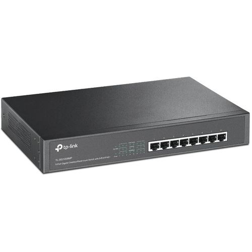 TP-Link Netzwerk-Switch »TL-SG1008MP 8-Port Gigabit PoE+ Switch«, (1 St.)