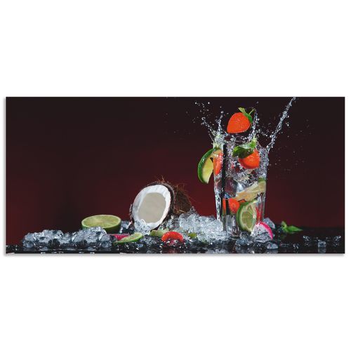 Artland Küchenrückwand »Frischer Fruchtcocktail«, (1 tlg.), Alu Spritzschutz mit Klebeband, einfache Montage