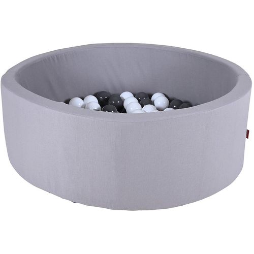 Knorrtoys® Bällebad »Soft, Grey«, mit 100 Bällen Grey/white; Made in Europe