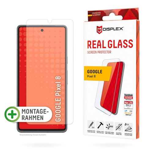 Displex Displayschutzglas »Real Glass«, Displayschutzfolie Displayschutz kratzer-resistent 10H splitterfest