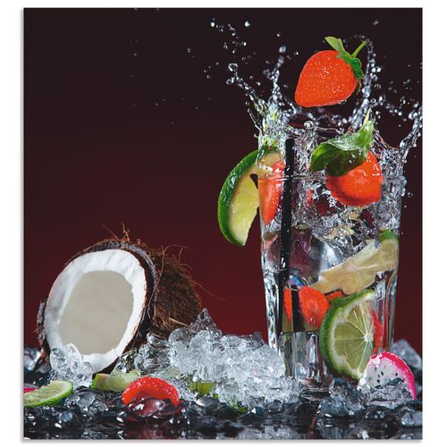 Artland Küchenrückwand »Frischer Fruchtcocktail«, (1 tlg.), Alu Spritzschutz mit Klebeband, einfache Montage